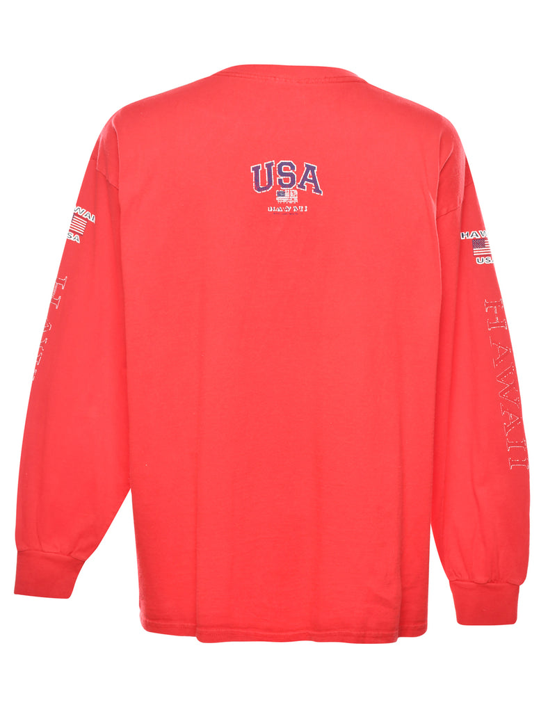 USA Printed T-shirt - XL