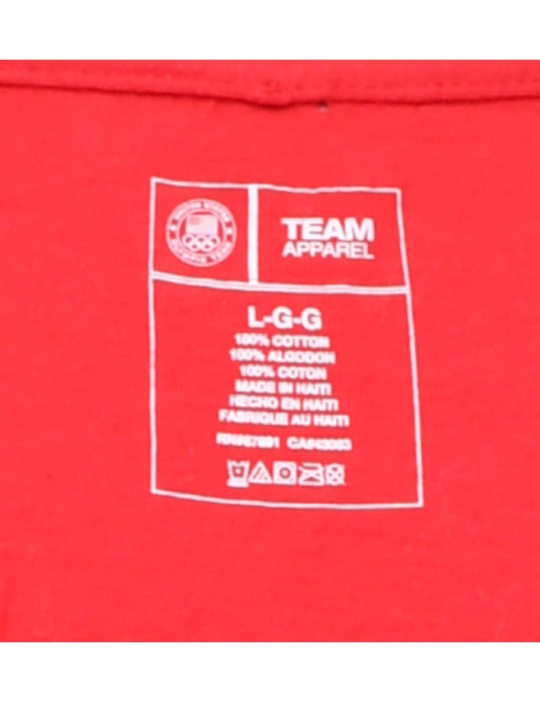 USA Printed T-shirt - L