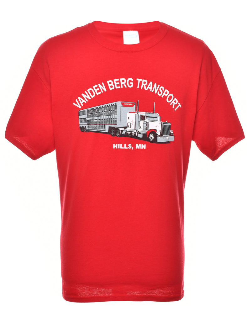 Vanden Berg Transport Printed T-shirt - XL