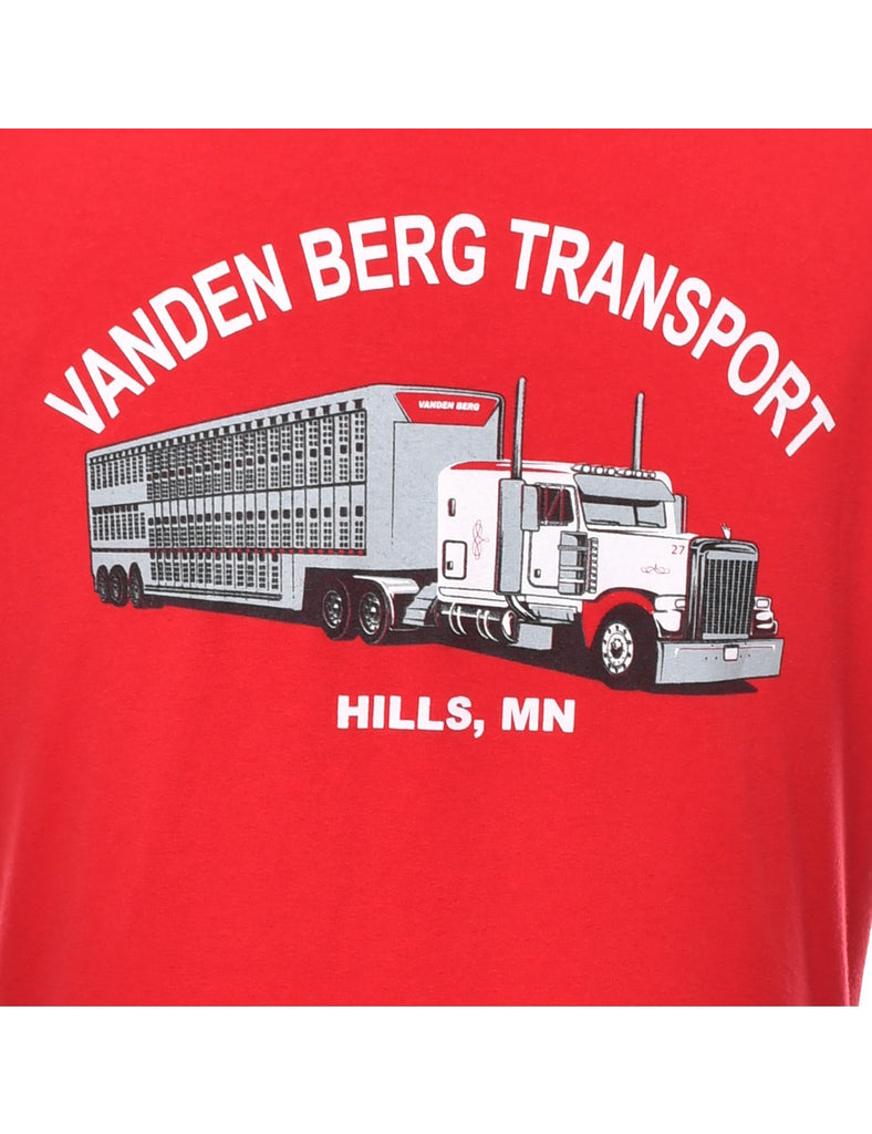 Vanden Berg Transport Printed T-shirt - XL