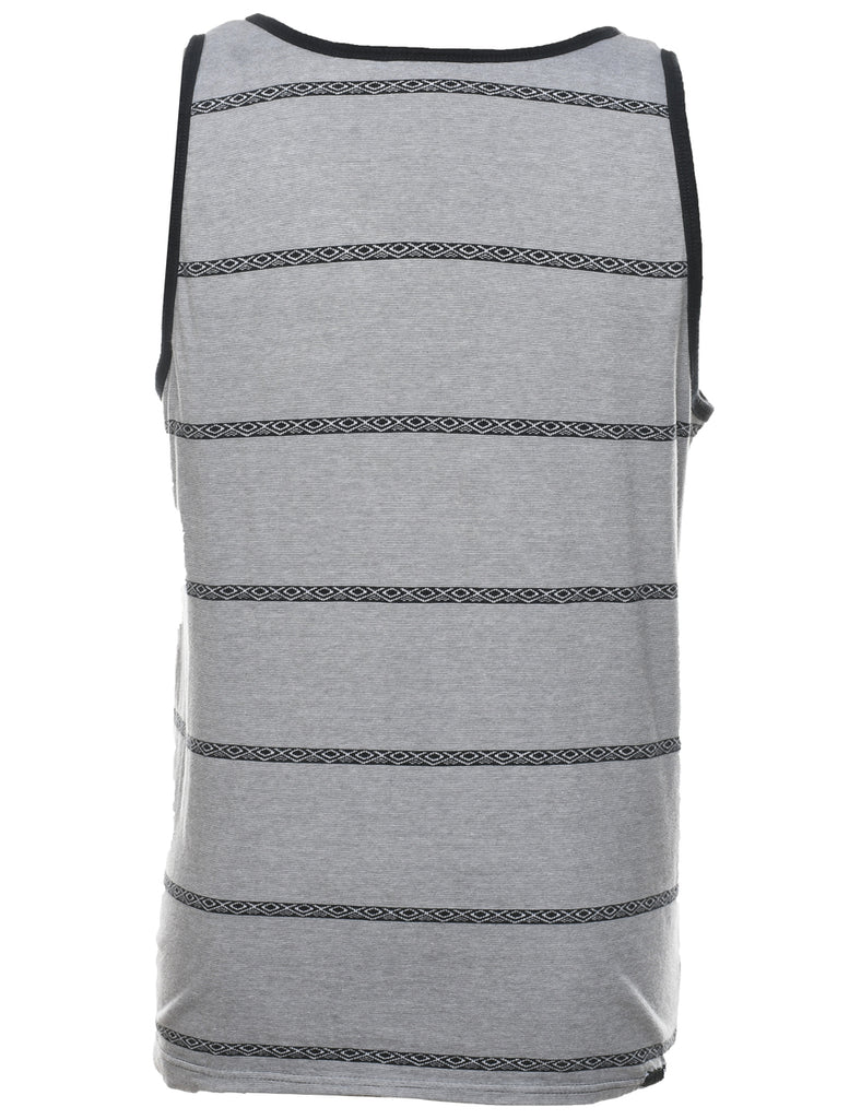 Vans Striped Navy & Grey Vest - M