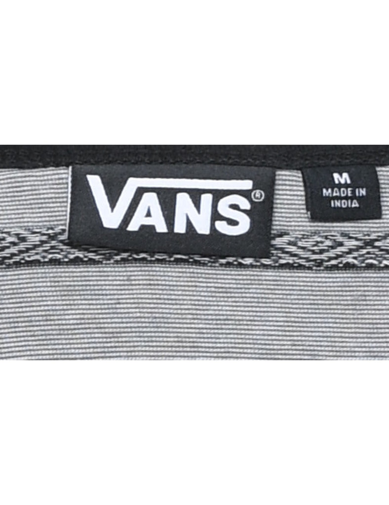 Vans Striped Navy & Grey Vest - M