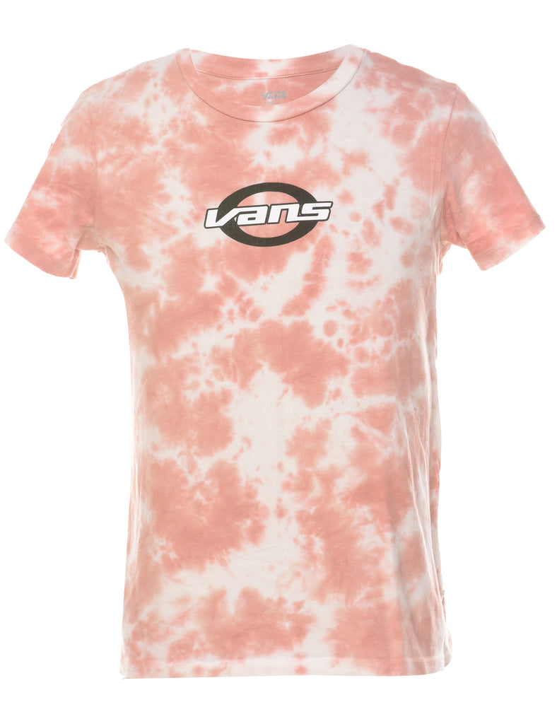 Vans Tie Dye Peach & White T-shirt - S