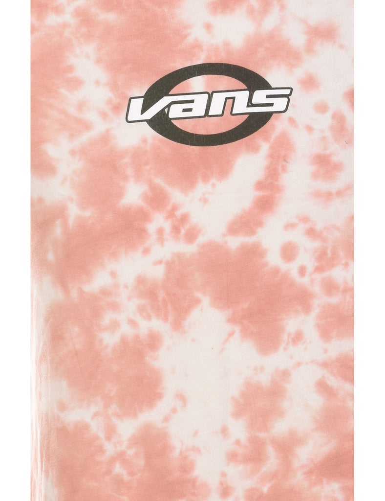 Vans Tie Dye Peach & White T-shirt - S