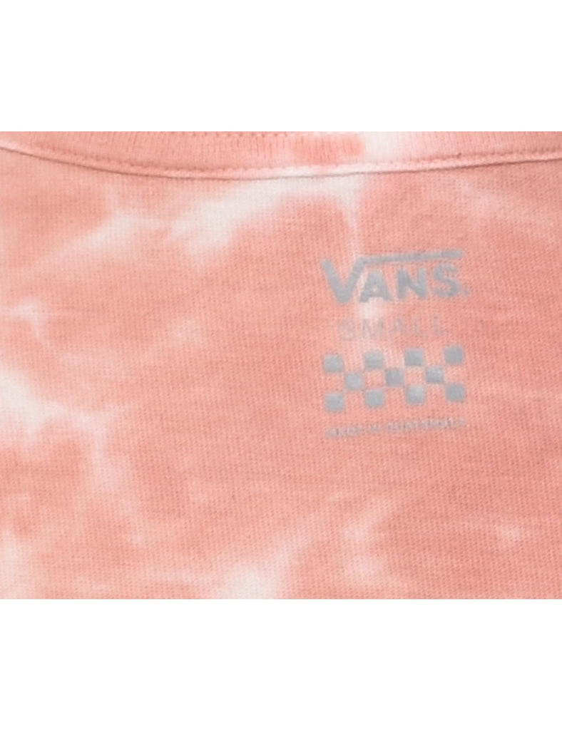 Vans Tie Dye Peach & White T-shirt - S