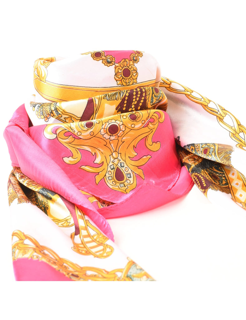 Versace Chain Prints Head Scarf - L