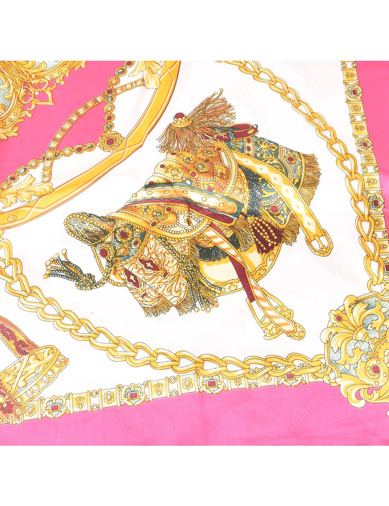 Versace Chain Prints Head Scarf - L