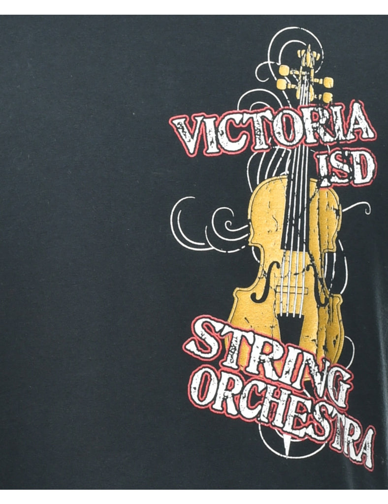 Victoria ISD String Orchestra Printed T-shirt - M