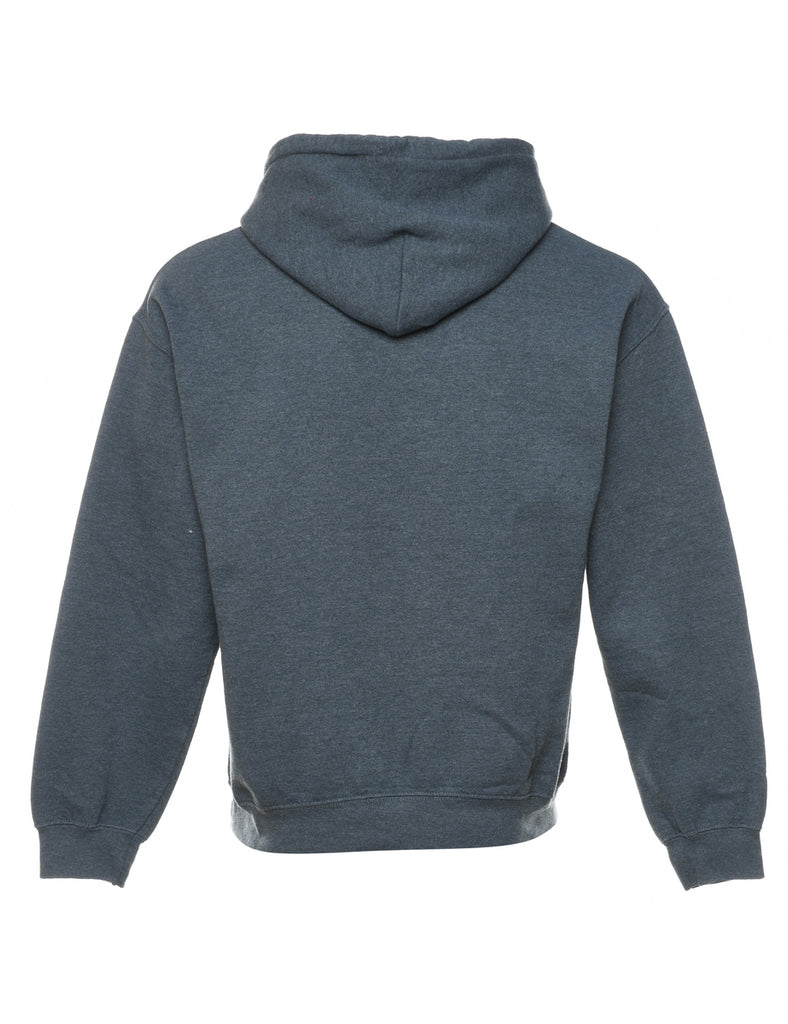 Vikings Softball Hooded Grey Sports Sweatshirt - L