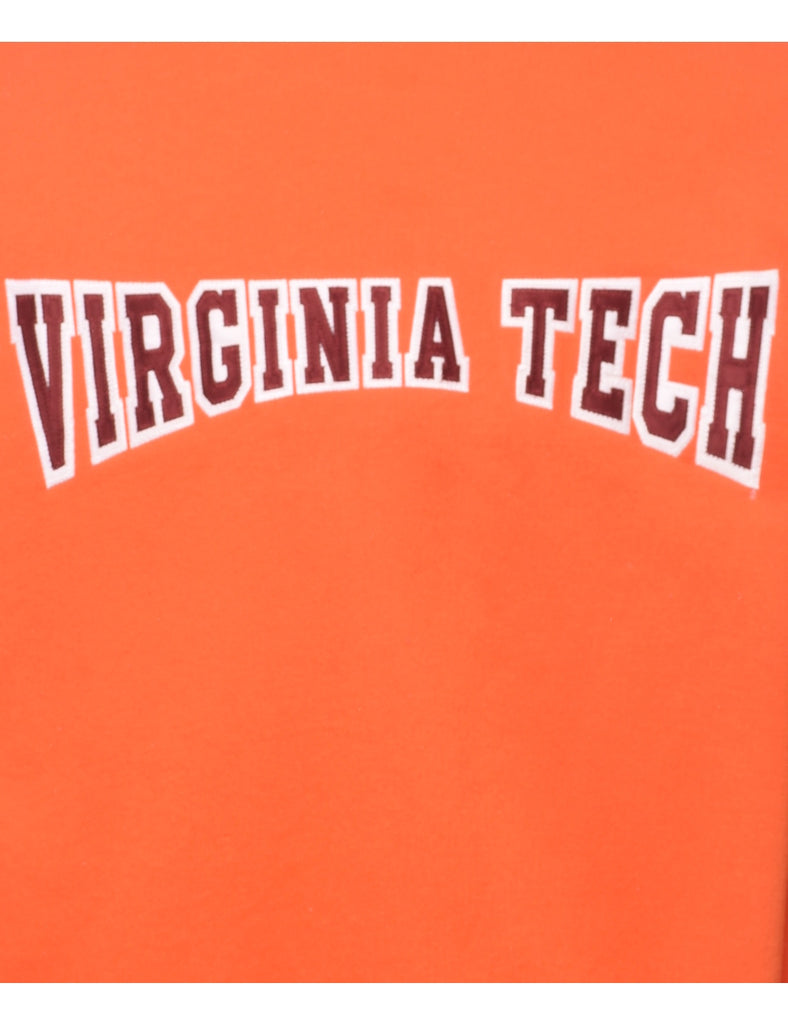 Virginia Tech Embroidered Sweatshirt - L