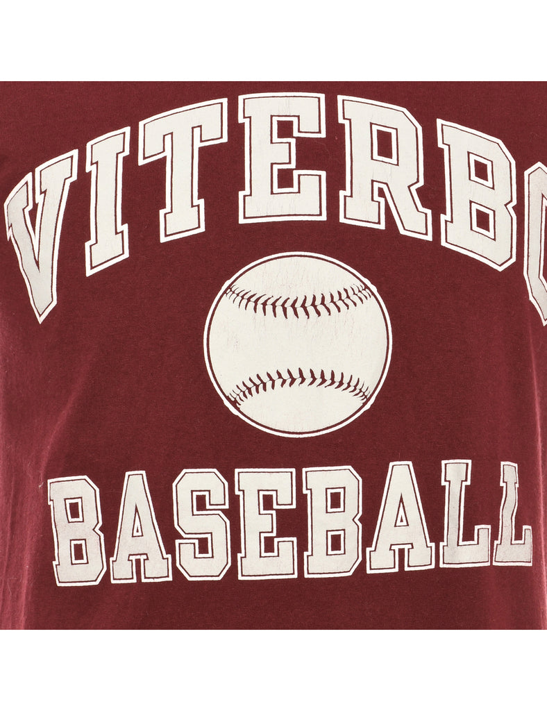 Viterbo Baseball Champion Maroon Sports T-shirt - M