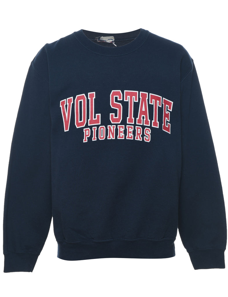 Vol State Pioneers Navy & Red Sweatshirt  - M