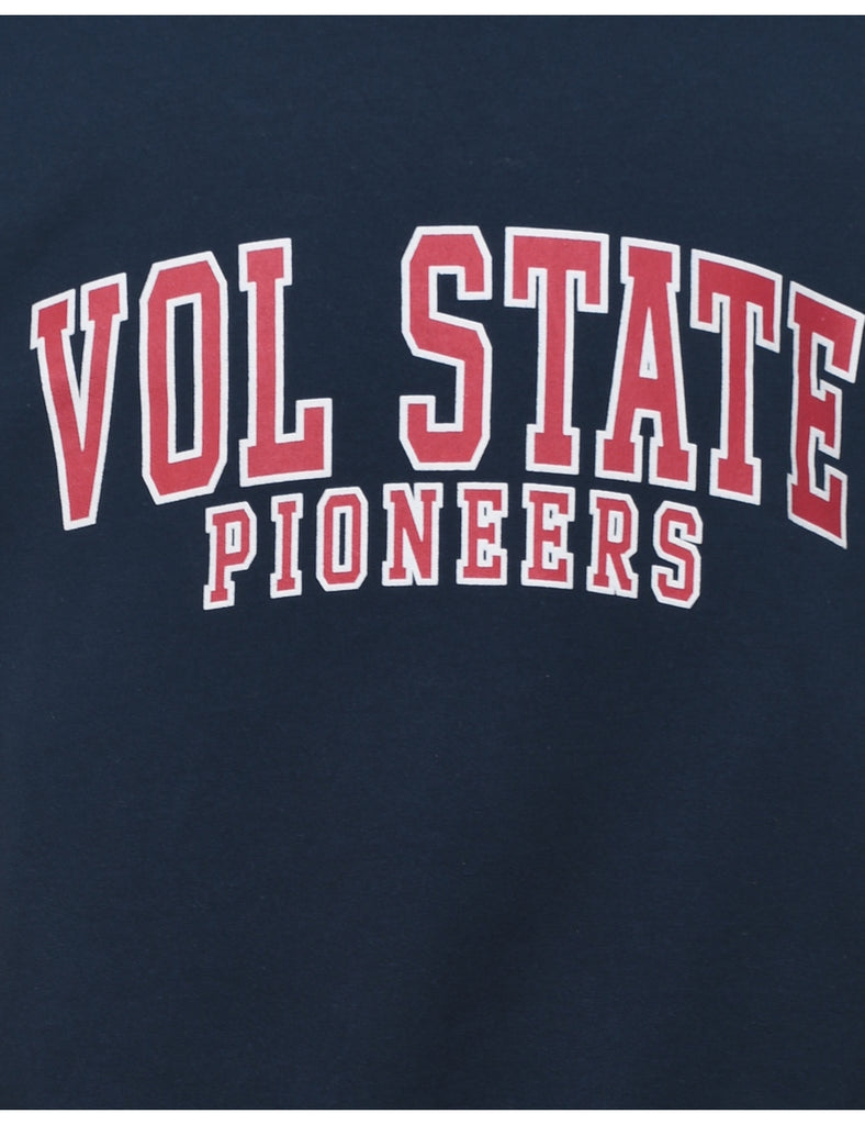 Vol State Pioneers Navy & Red Sweatshirt  - M