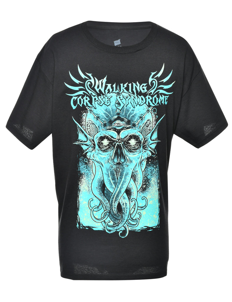 Walking Corpse Syndrome Printed T-shirt - L