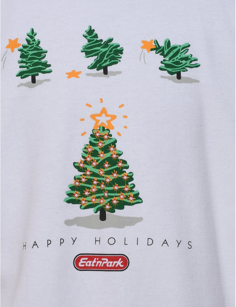 White Christmas Sweatshirt - L