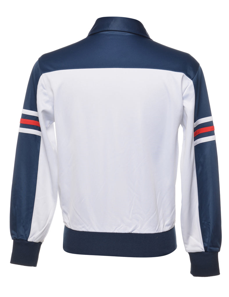 White Track Top - S