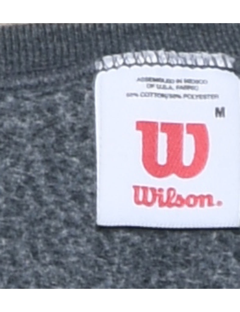 Wilson Plain Grey Sweatshirt - M