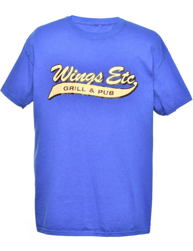 Wings Etc Grill & Pub Printed T-shirt - L