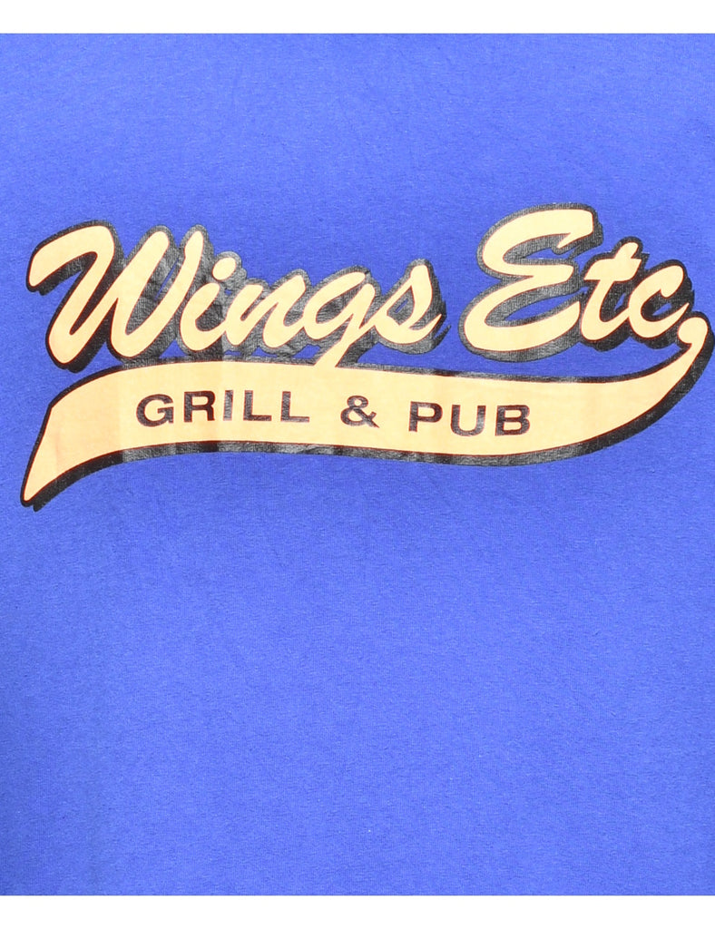 Wings Etc Grill & Pub Printed T-shirt - L