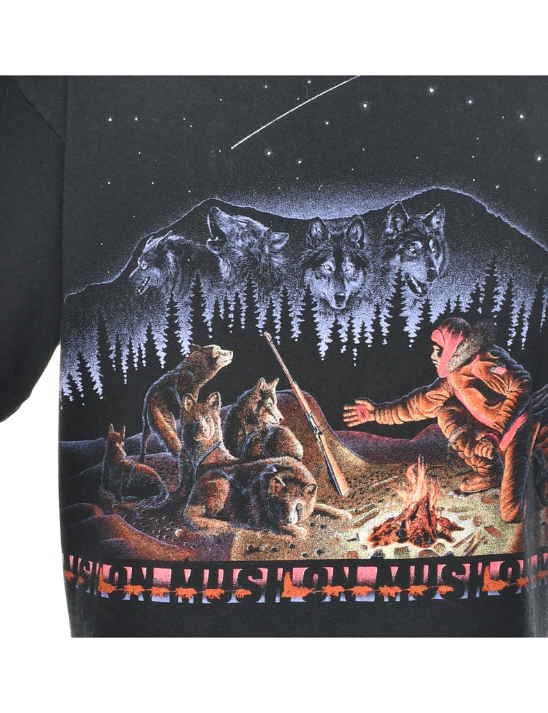 Wolf Animal T-shirt - L