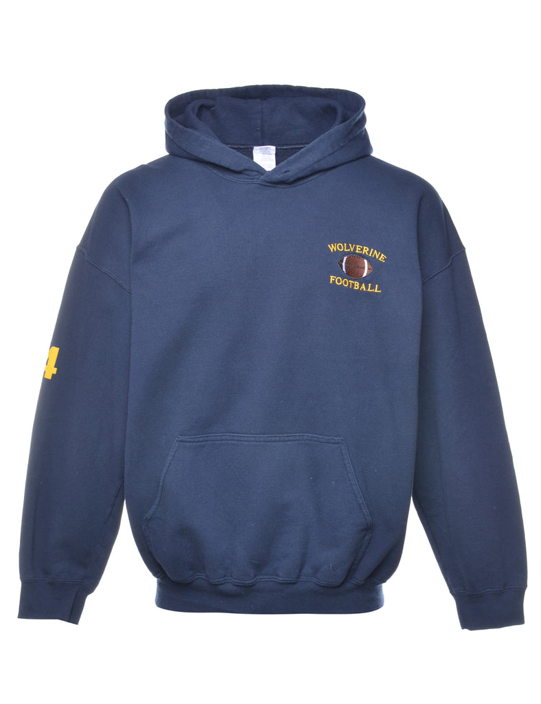 Wolverine Football Printed Hoodie - XL