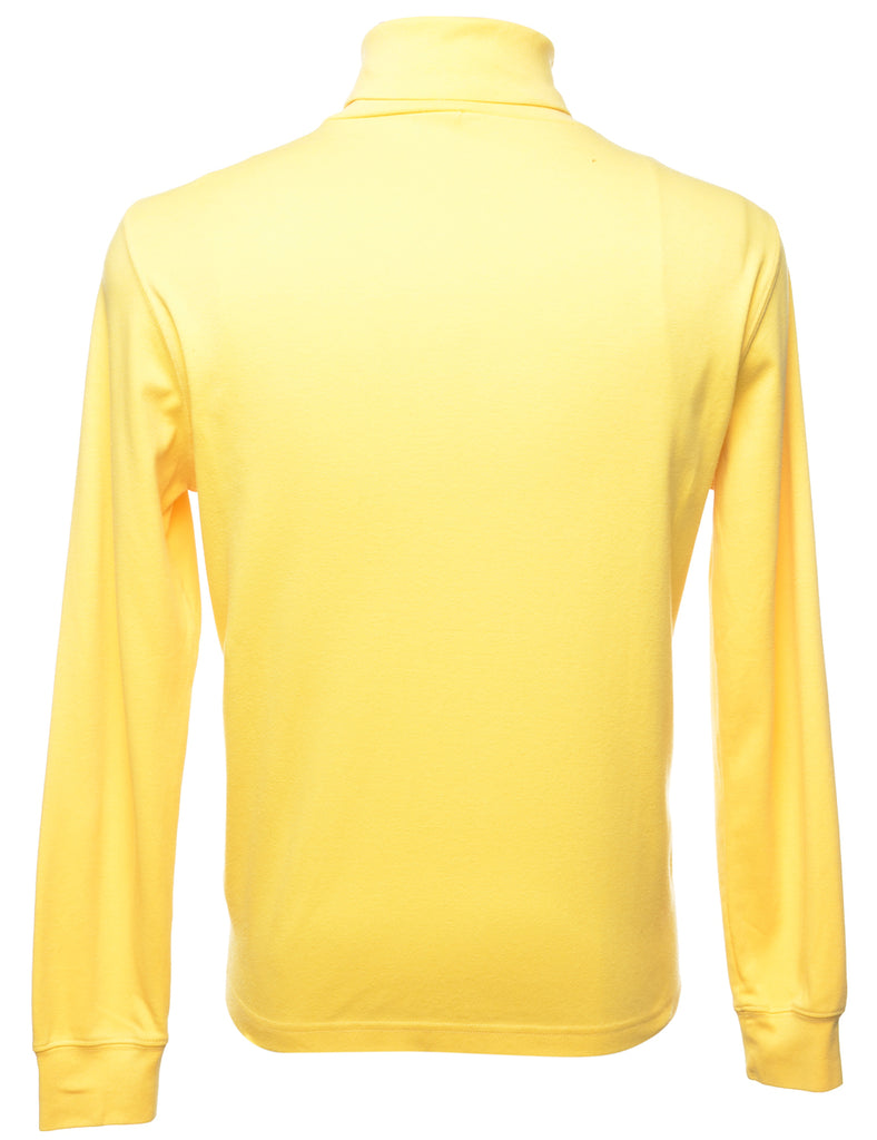 Yellow Plain T-shirt - L