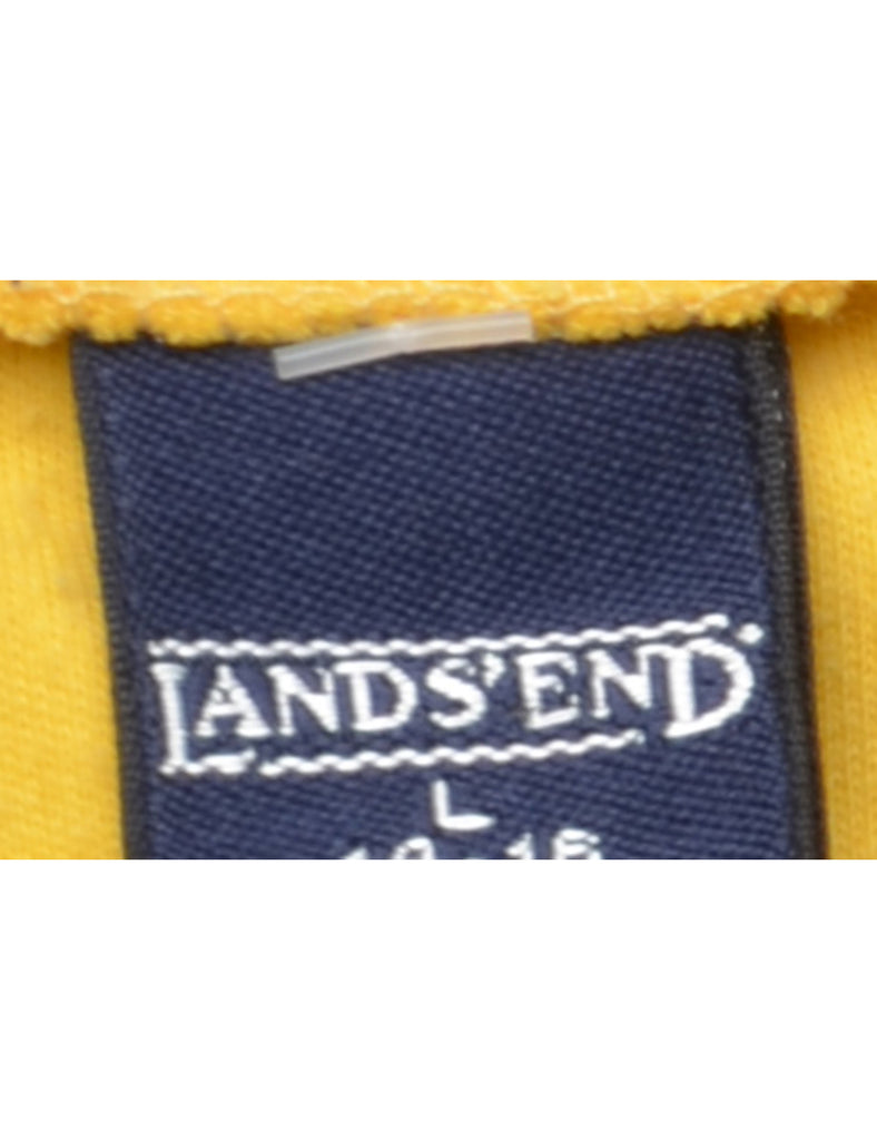 Yellow Plain T-shirt - L