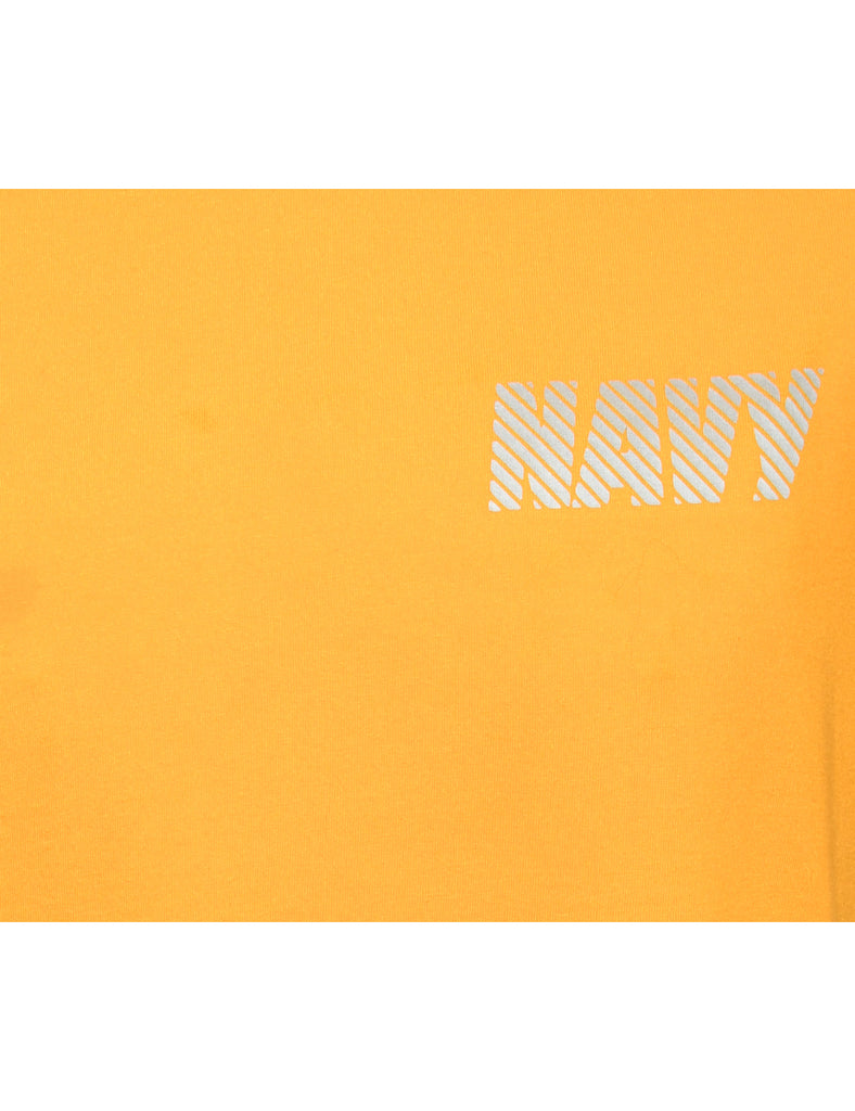 Yellow Printed T-shirt - M