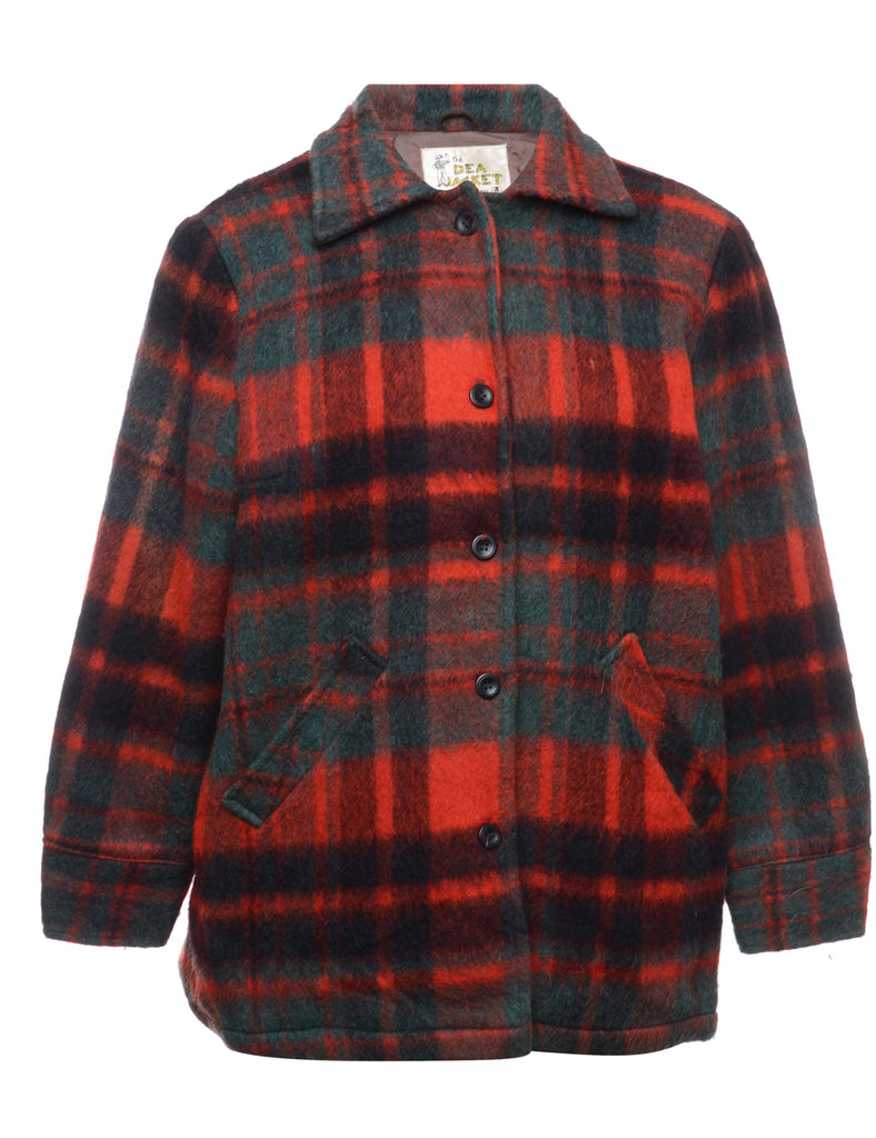 1970s Checked Jacket - L