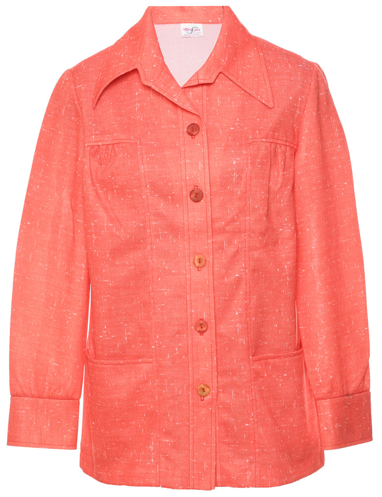 1970s Orange Jacket - L