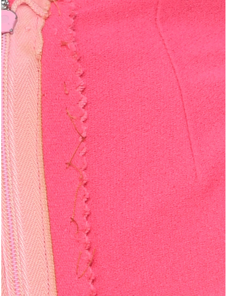 1970s Pink Maxi Dress - XS