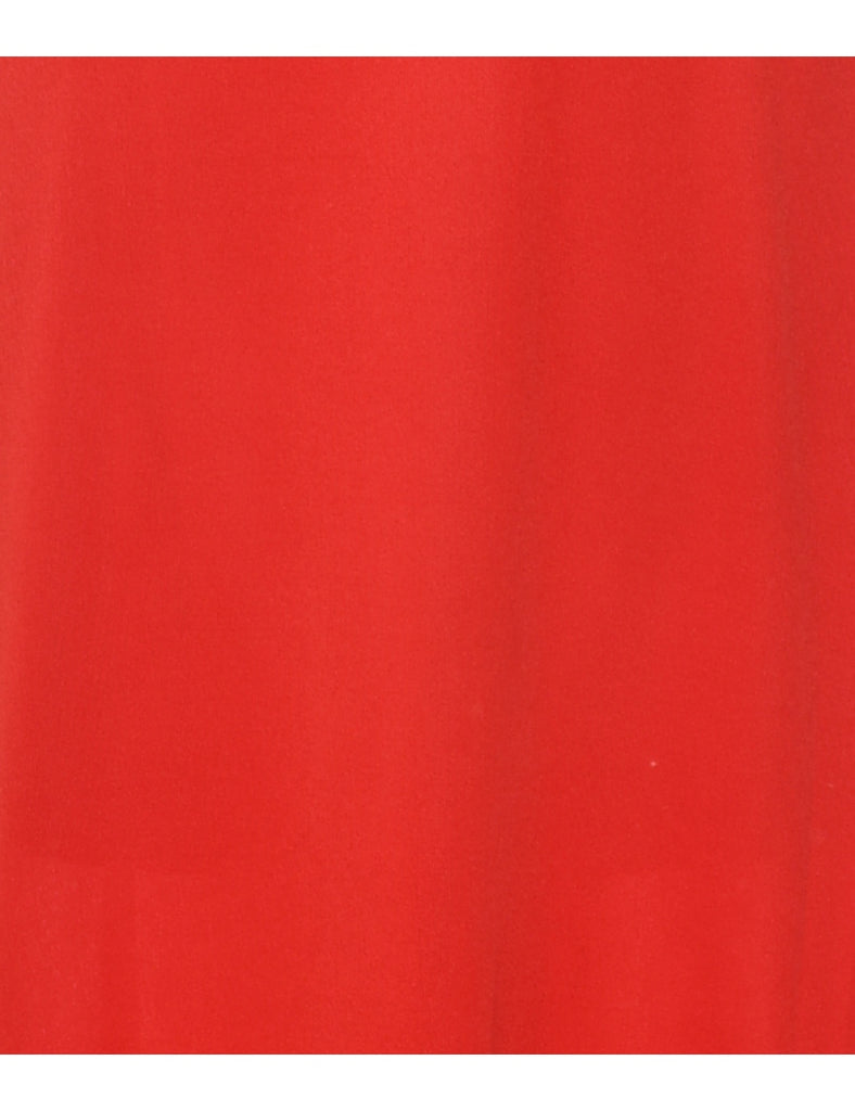 1970s Red Maxi Dress - XS