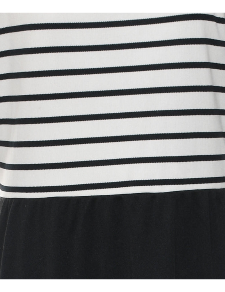 1970s Striped Maxi Dress - M