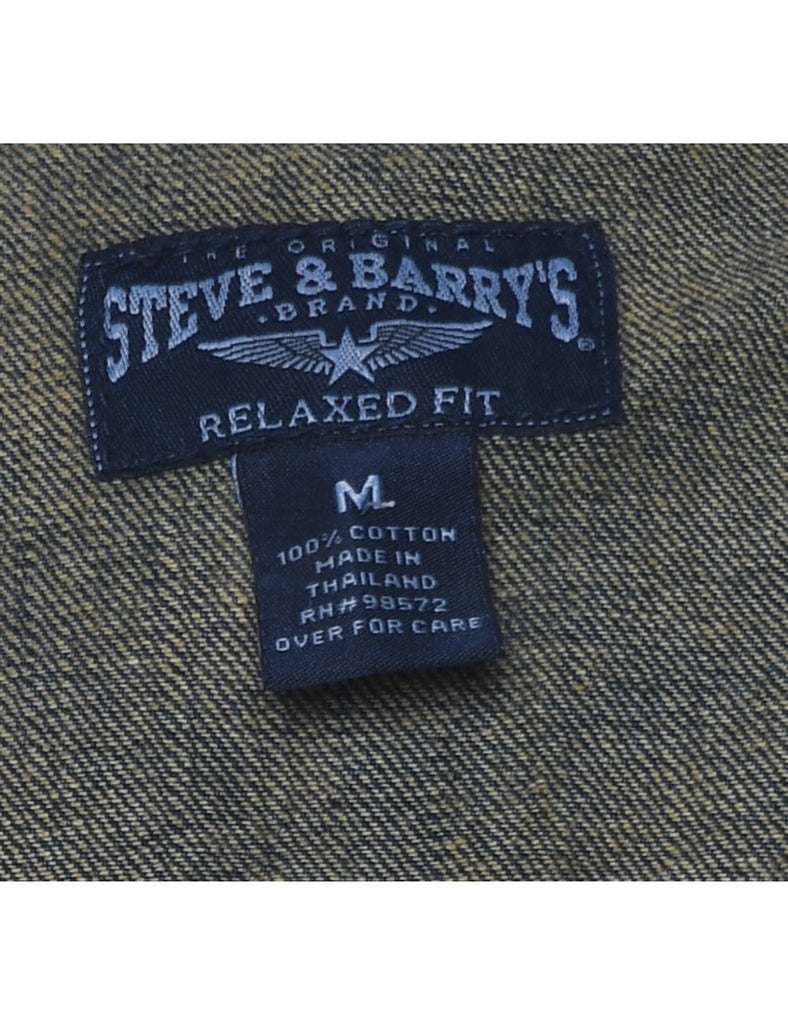 1990s Stone Wash Denim Jacket - M