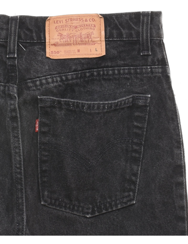 550's Fit Black Levi's Jeans - W31 L30