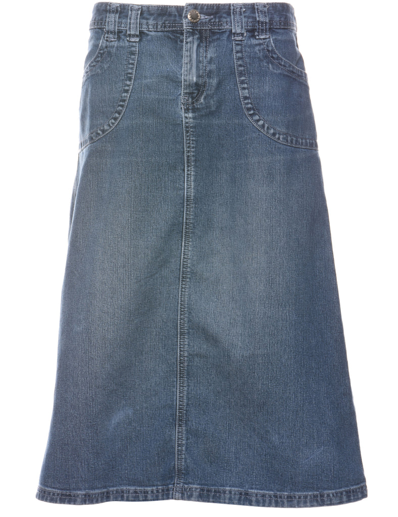 A-Line Denim Skirt - M