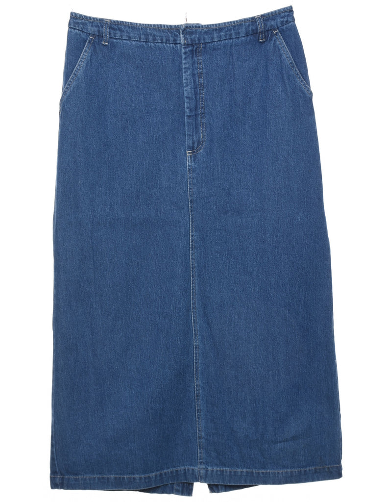 A-Line Denim Skirt - L