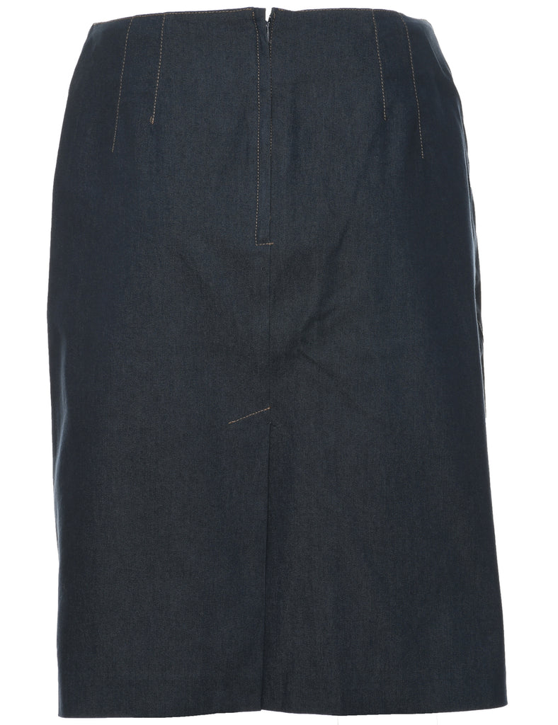 A-Line Denim Skirt - L