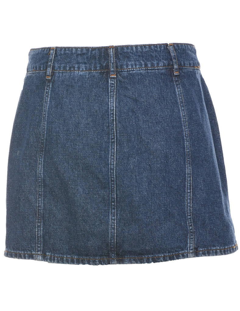 A-Line Denim Skirt - L