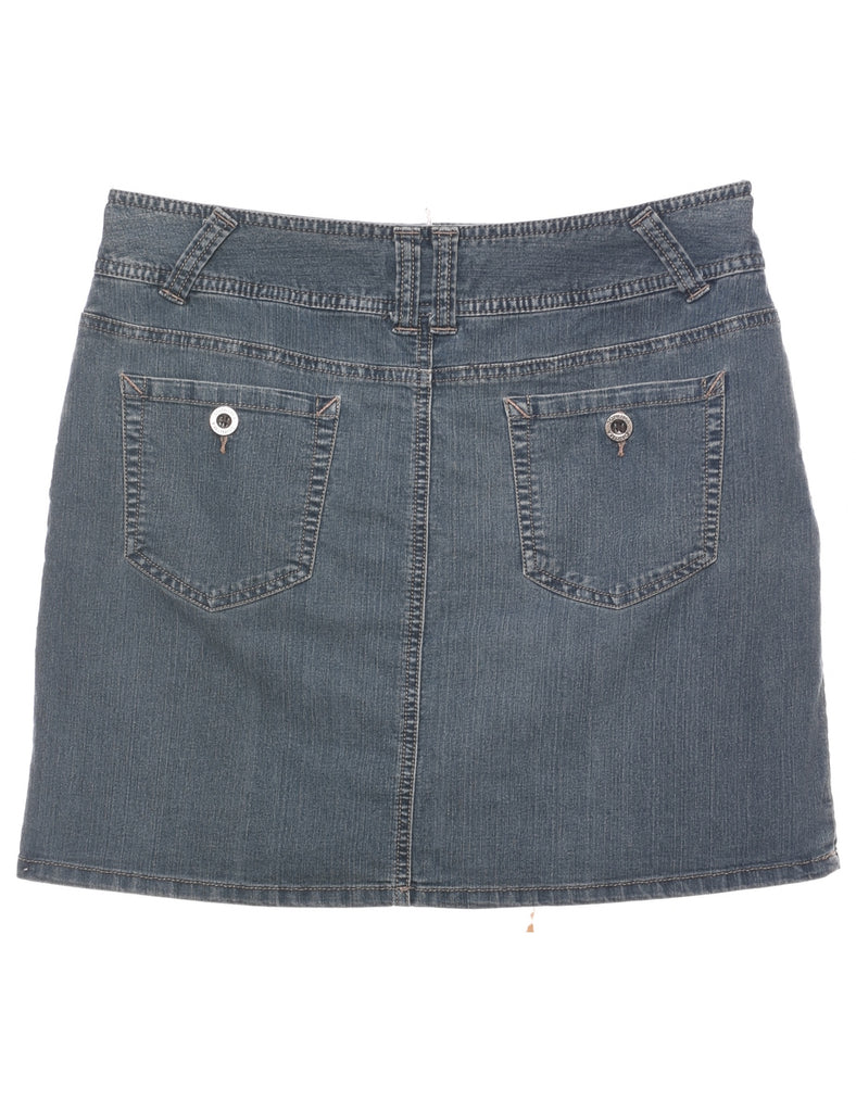 A-Line Denim Skirt - M