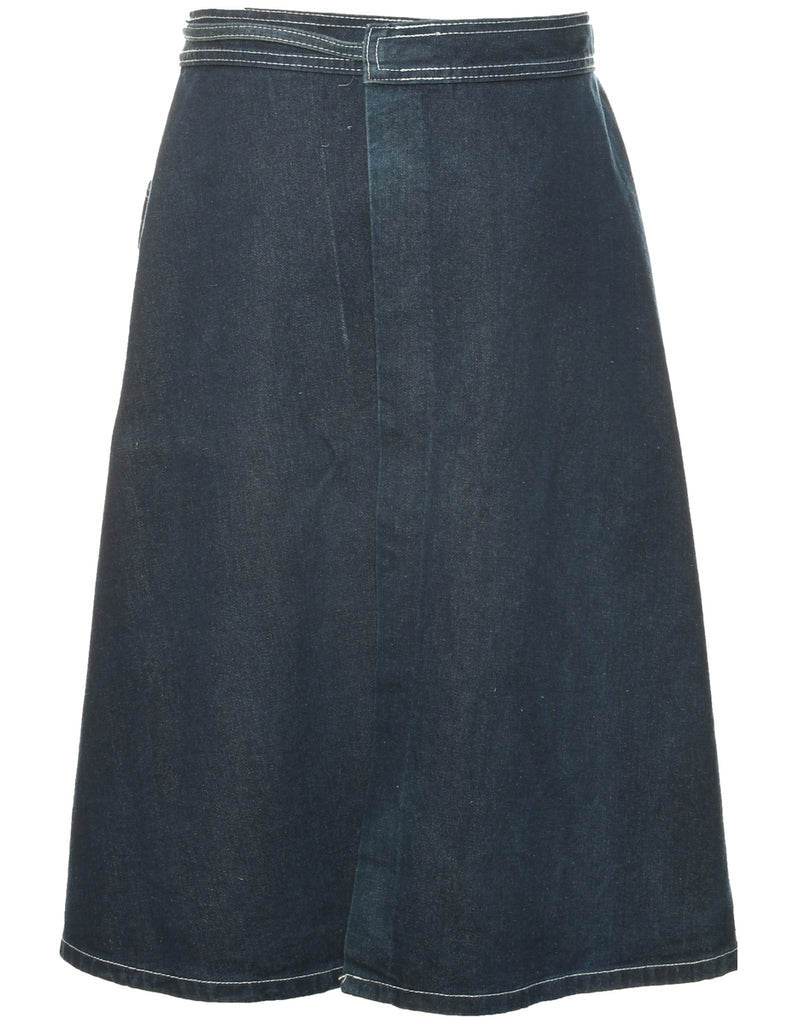 A-Line Denim Skirt - M