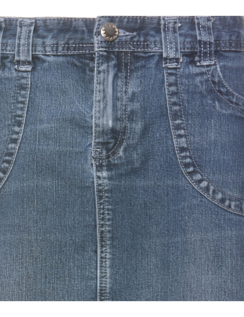 A-Line Denim Skirt - M