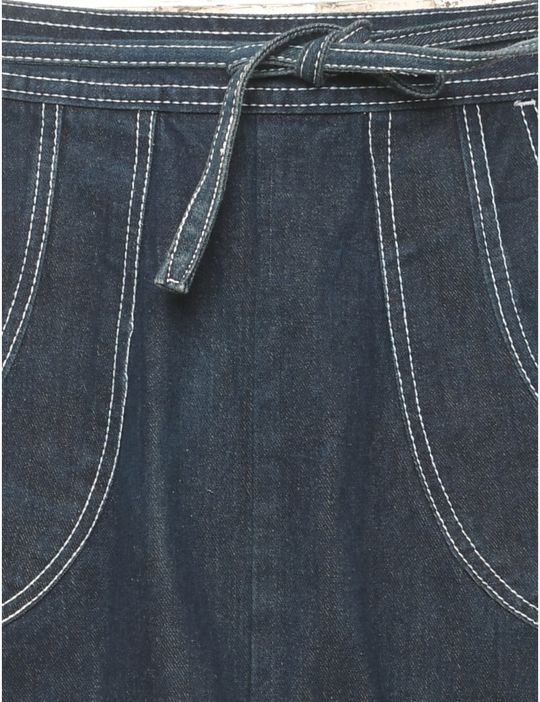 A-Line Denim Skirt - M