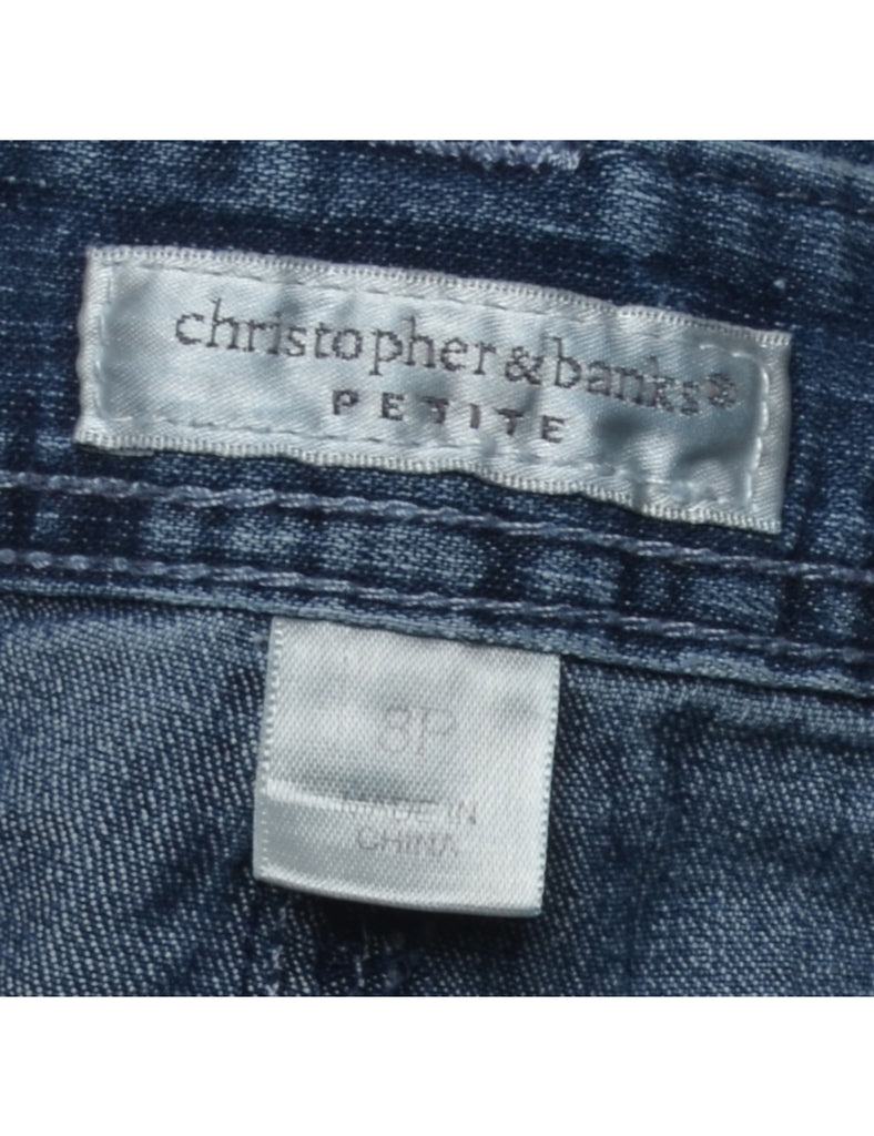 A-Line Denim Skirt - M