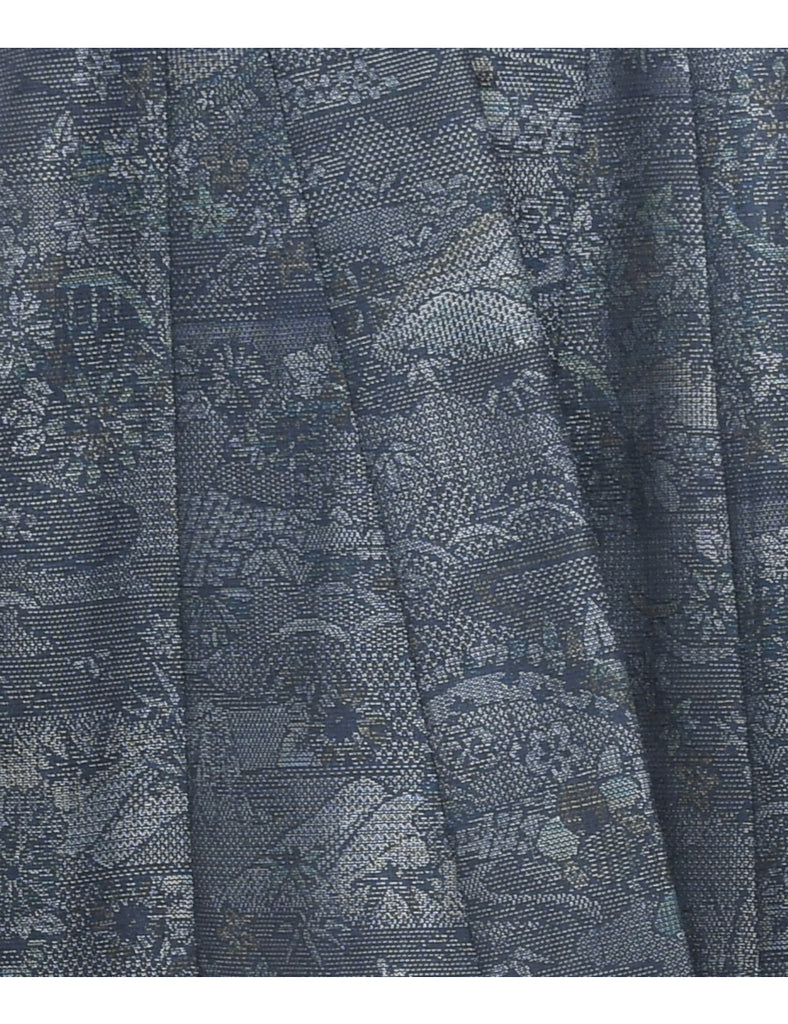 A Print Full Length Kimono - L