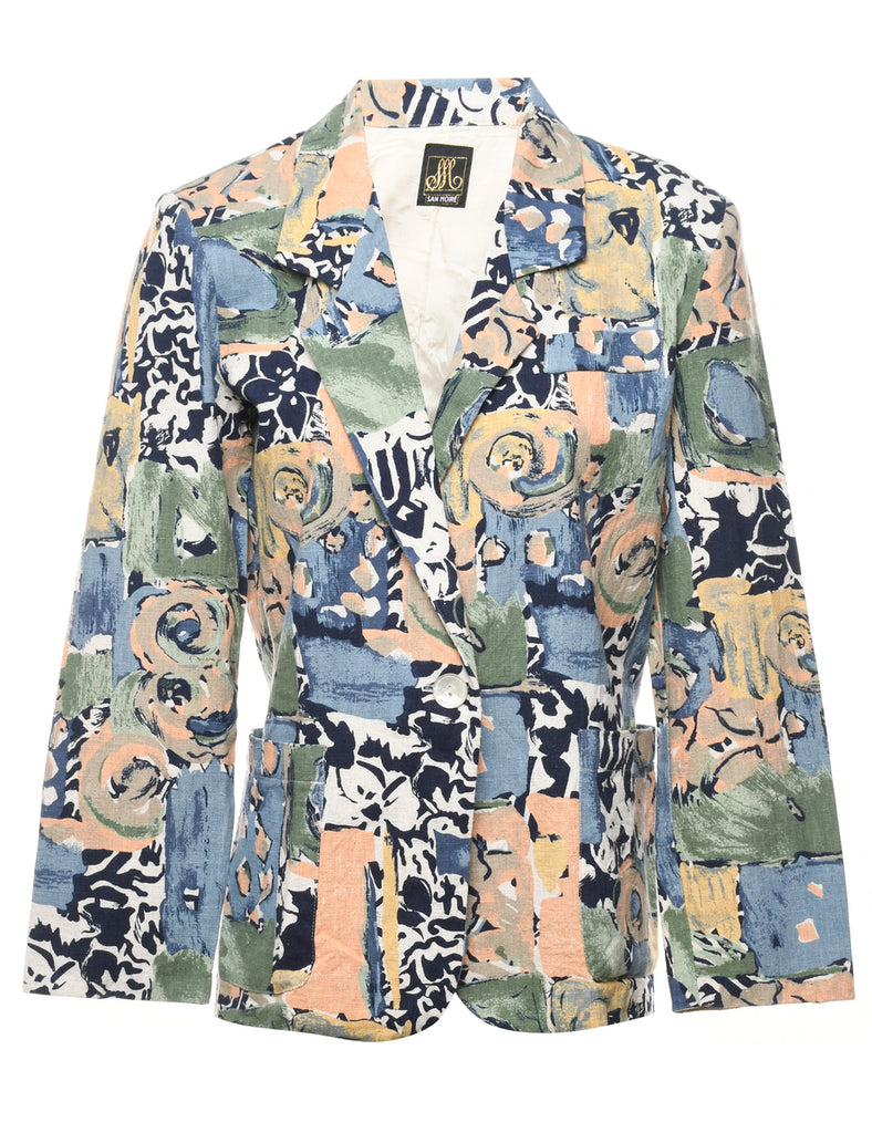 Abstract Pattern Blazer - M