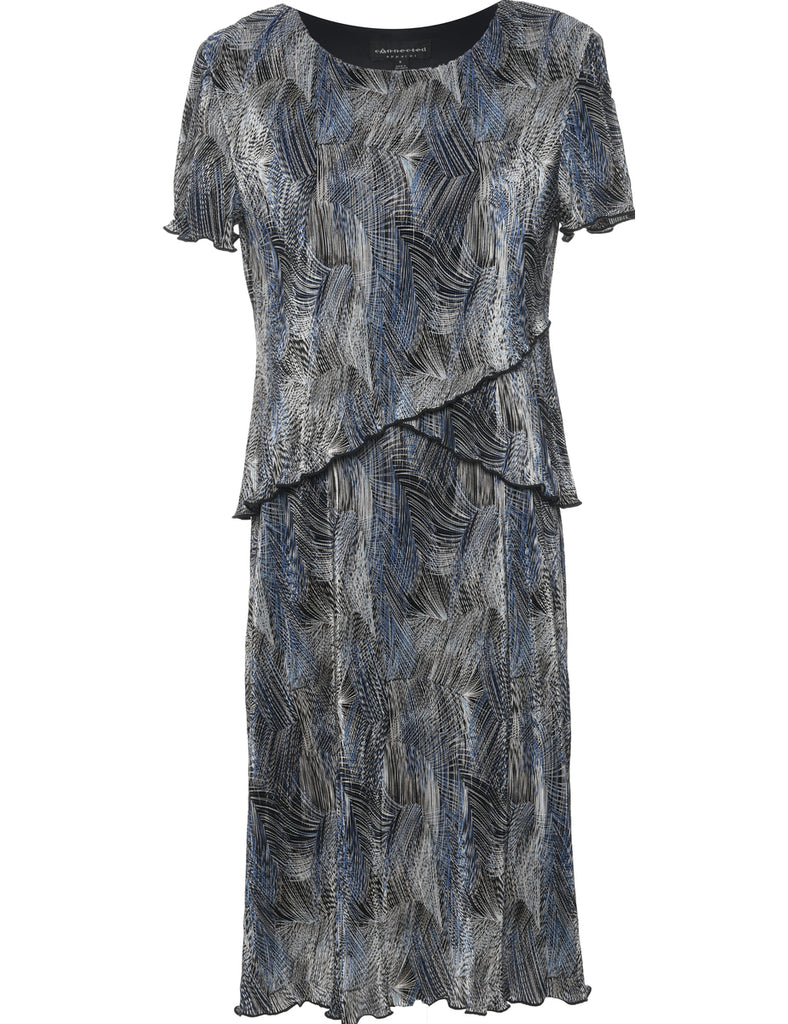 Abstract Pattern Dress - M