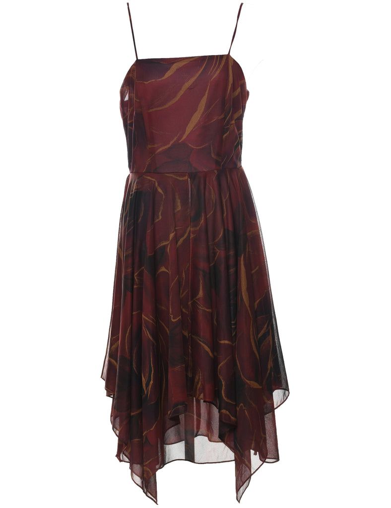 Abstract Pattern Dress - M