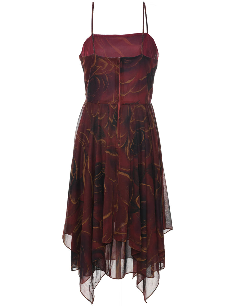 Abstract Pattern Dress - M