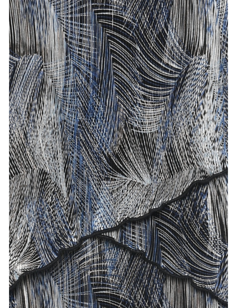 Abstract Pattern Dress - M